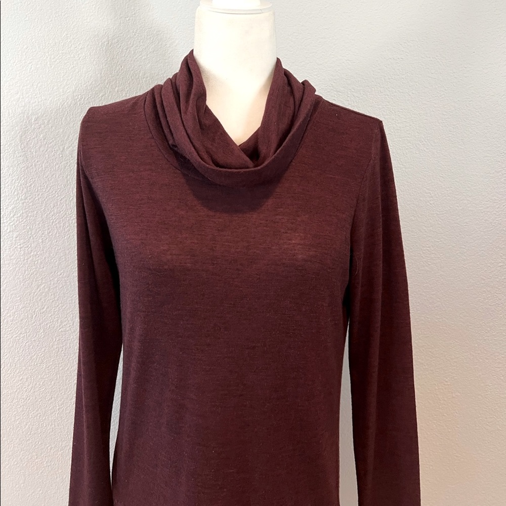 Burgundy Loft Turtle Neck Sweater